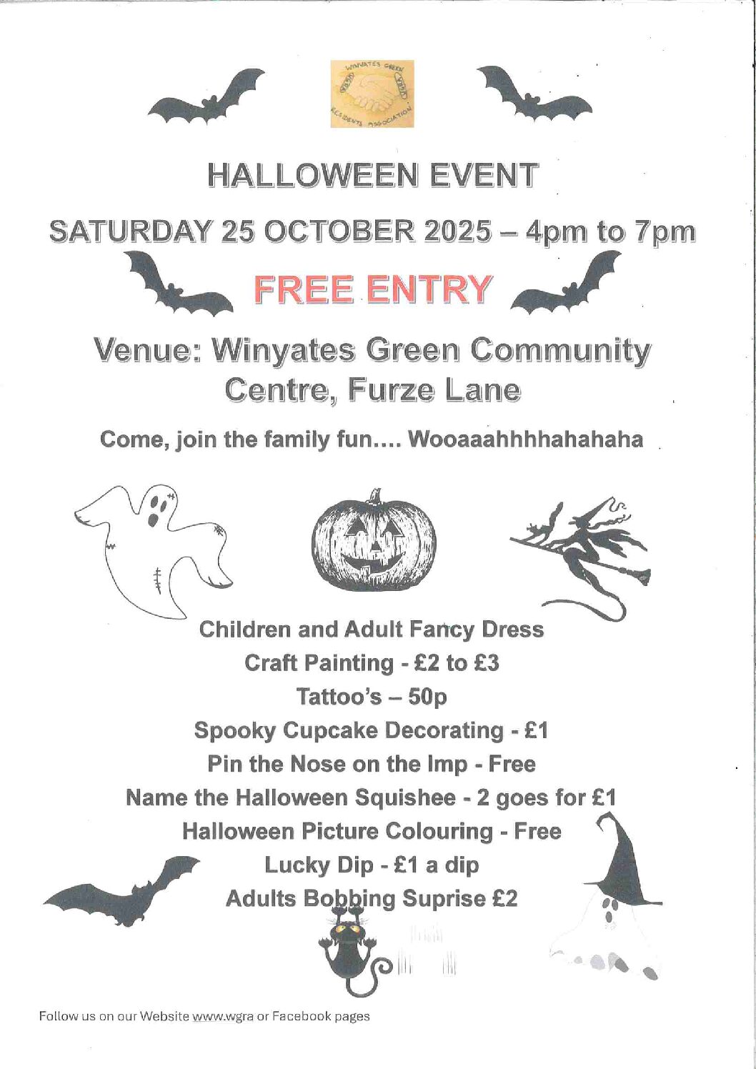 Halloween Event @ Winyates Green Community Centre